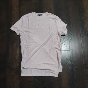 Jackson Men's Extended Drop Hem Tee Blush Pink Med